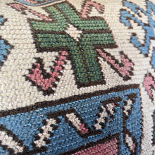 1950 TURKISH ANATOLIAN RUG PILLOW 16x24 (PIL.1231)