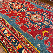 1930 PERSIAN ZANJAN RUG 4’ x 6’ 5” (MED.FEA.182)