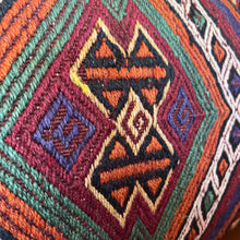 1950 TURKISH ANATOLIAN KILIM RUG PILLOW 16x24 (PIL.1222)