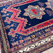1940 PERSIAN AFSHAR RUG 4’ 6” x 6’ 6” (Med.3715)