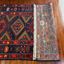 1950 PERSIAN ZANJAN RUG 4’ 1” x 7’ 3” (MED.FEA.173)