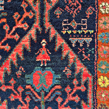 1930 PERSIAN KOLIYAI RUG 4’ 3” x 6’ 7” (MED.FEA.3152)