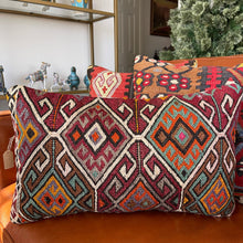 1950 TURKISH KILIM PILLOW 12x18 (PIL.1128)
