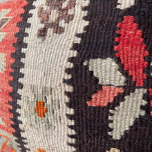 VINTAGE ANATOLIAN KILIM RUG PILLOW 16x16 (PIL.1203)