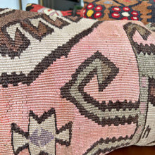 1950 TURKISH KILIM PILLOW 12x18 (PIL.1133)