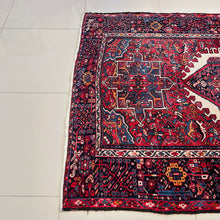 1930 PERSIAN QARAJEH (KARAJA) RUG 4’ 9” x 6’ 3” (MED.FEA.458)