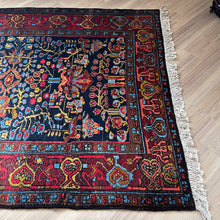 1930 PERSIAN TAFRESH RUG 4’ 9” x 7’ (MED.FEA.5152)