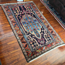1930 PERSIAN SHAHSAVAN RUG 4’ 1” x 6’ 4” (MED.FEA.168)