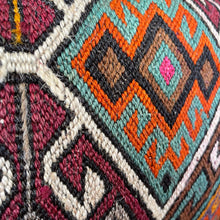 1950 TURKISH KILIM PILLOW 12x18 (PIL.1128)