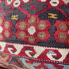 VINTAGE ANATOLIAN KILIM RUG PILLOW 16x16 (PIL.1206)