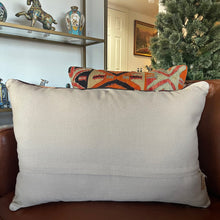 1950 TURKISH ANATOLIAN KILIM RUG PILLOW 16x24 (PIL.1230)