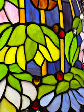 Large Exquisite Handmade Stained Glass Tiffany Style Table Lamp