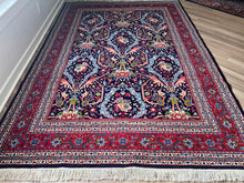 1970 PERSIAN TABRIZ RUG 6’ 7” x 9’ 10” (LG.FEA.8001)