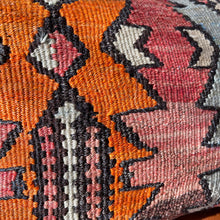 1950 TURKISH KILIM PILLOW 12x18 (PIL.1135)