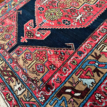 1930 PERSIAN ZANJAN RUG 4’ 1” x 6’ 1” (MED.FEA.174)