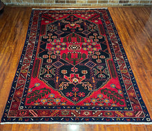 1950 PERSIAN SHAHSAVAN RUG 4’ 10” x 7’ 7” (MED.20)