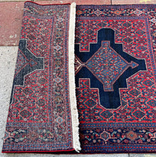 1950 PERSIAN SENAH RUG 3’ 8” x 4’ 10” (MED.FEA.218)
