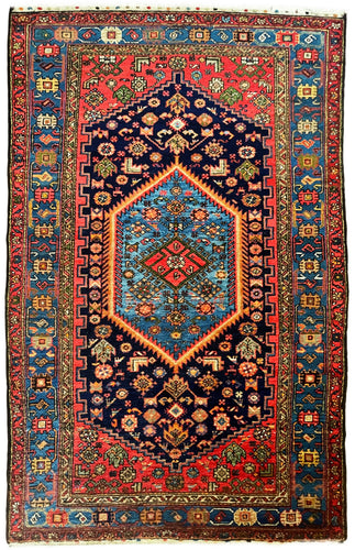 1940 PERSIAN ZANJAN RUG 4’ 1” x 6’ 8” (MED.2315)