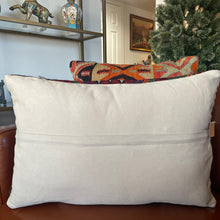 1950 TURKISH ANATOLIAN KILIM RUG PILLOW 16x24 (PIL.1222)