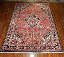 1950 PERSIAN JOZAN RUG 4’ 5” x 6’ 10” (MED.13)