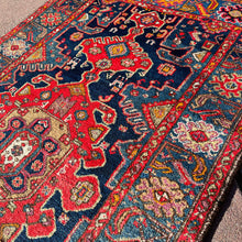 1950 PERSIAN TARUM RUG 4’ 1” x 7’ 3” (MED.FEA.160)