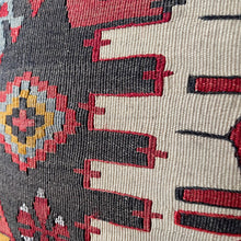 1950 TURKISH ANATOLIAN KILIM RUG PILLOW 16x16 (PIL.1213)