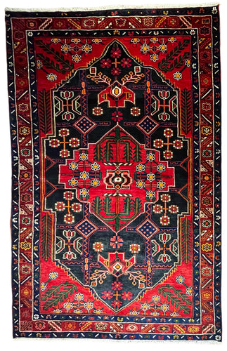 1950 PERSIAN SHAHSAVAN RUG 4’ 10” x 7’ 7” (MED.20)