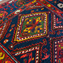 1950 PERSIAN ZANJAN RUG 4’ 1” x 7’ 3” (MED.FEA.173)