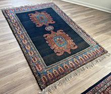 1950 PERSIAN TALEGHAN RUG 4’ 11” x 7’ (MED.6336)