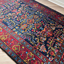 1930 PERSIAN TAFRESH RUG 4’ 9” x 7’ (MED.FEA.5152)