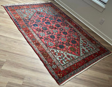 1930 PERSIAN ENJELAS RUG 4’ 5” x 7’ (MED.FEA.4151)