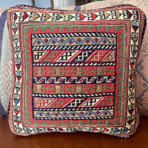 DASHT-E-MOGHAN KILIM PILLOW 10x10 ( No. 153 )