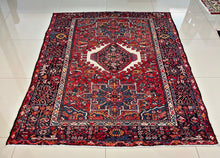 1930 PERSIAN QARAJEH (KARAJA) RUG 4’ 9” x 6’ 3” (MED.FEA.458)