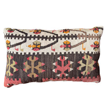 1950 TURKISH KILIM PILLOW 12x18 (PIL.1115)