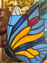 Butterfly Table Lamp Stained Glass Light Decorative Lighting Tiffany Style