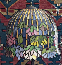 Large Exquisite Handmade Stained Glass Tiffany Style Table Lamp