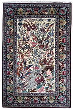 1970 PERSIAN ISFAHAN RUG 5x7 (MED.FEA.1300)