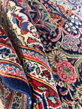 1950 PERSIAN KASHAN RUG 4’ 4” x 6’ 7” (MED.FEA.256)