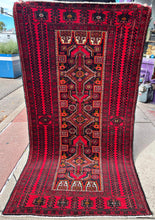 1940 PERSIAN KHORASSAN BALUCH RUG 3’ 2” x 6’ 2” (MED.2324)