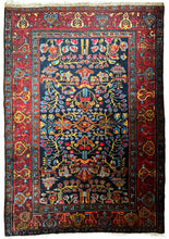 1930 PERSIAN TAFRESH RUG 4’ 9” x 7’ (MED.FEA.5152)