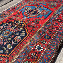 1930 PERSIAN BIDJAR RUG 4’ 3” x 7’ 9” (MED.FEA.155)