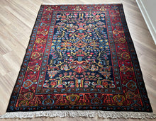1930 PERSIAN TAFRESH RUG 4’ 9” x 7’ (MED.FEA.5152)