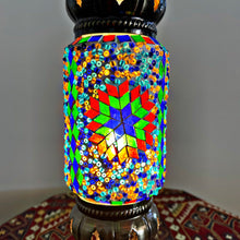 Handmade Turkish Moroccan Mosaic Table Lamp Stained Glass Night Light (invwf3)