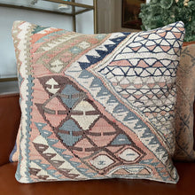 1950 TURKISH ANATOLIAN KILIM RUG PILLOW 16x16 (PIL.1210)