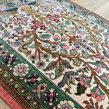 1970 PERSIAN QOM RUG 2’ 8” x 3’ 9” (SMA.FEA.222)