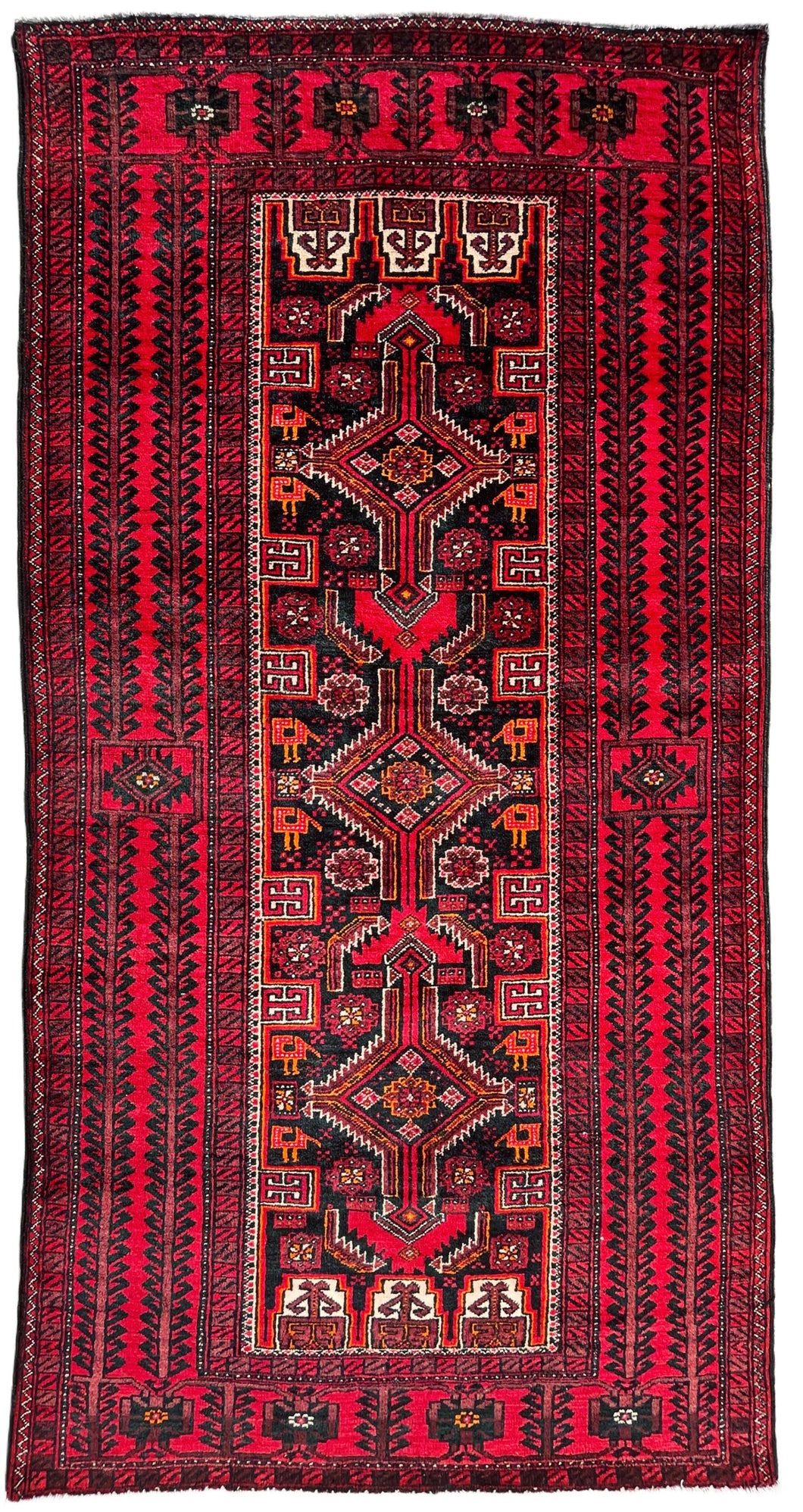 1940 PERSIAN KHORASSAN BALUCH RUG 3’ 2” x 6’ 2” (MED.2324)