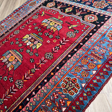 1930 PERSIAN TAFRESH RUG 4’ 1” x 6’ 6” (MED.FEA.3156)