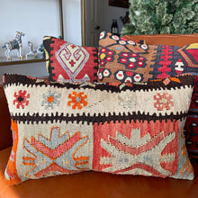 1950 TURKISH KILIM PILLOW 12x18 (PIL.1123