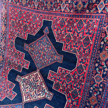 1950 PERSIAN SENAH RUG 3’ 8” x 4’ 10” (MED.FEA.218)