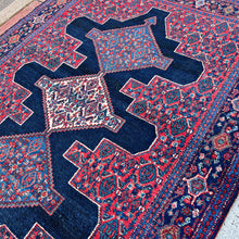 1950 PERSIAN SENAH RUG 3’ 8” x 4’ 10” (MED.FEA.218)